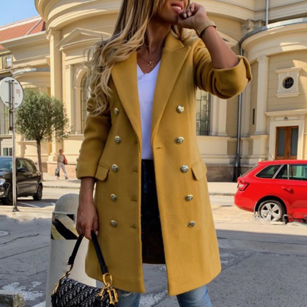 Wool Coat Peacoat - Fashion new women's autumn and winter
