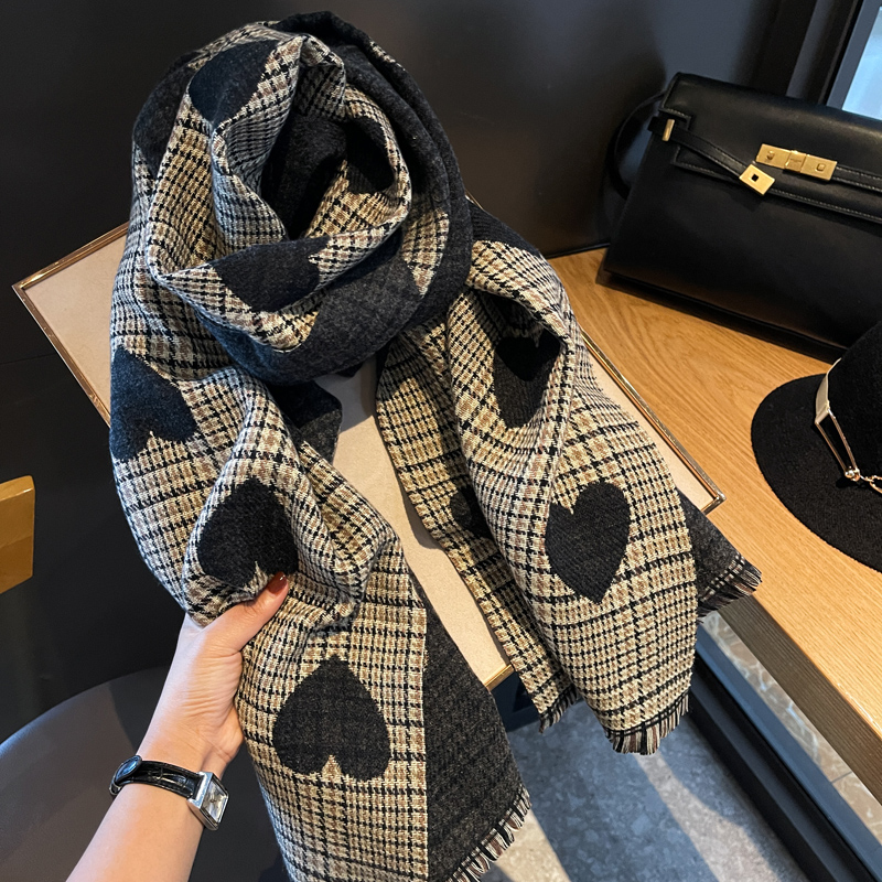Wool Scarf Men - 2024 New Double Side Cashmere Scarf