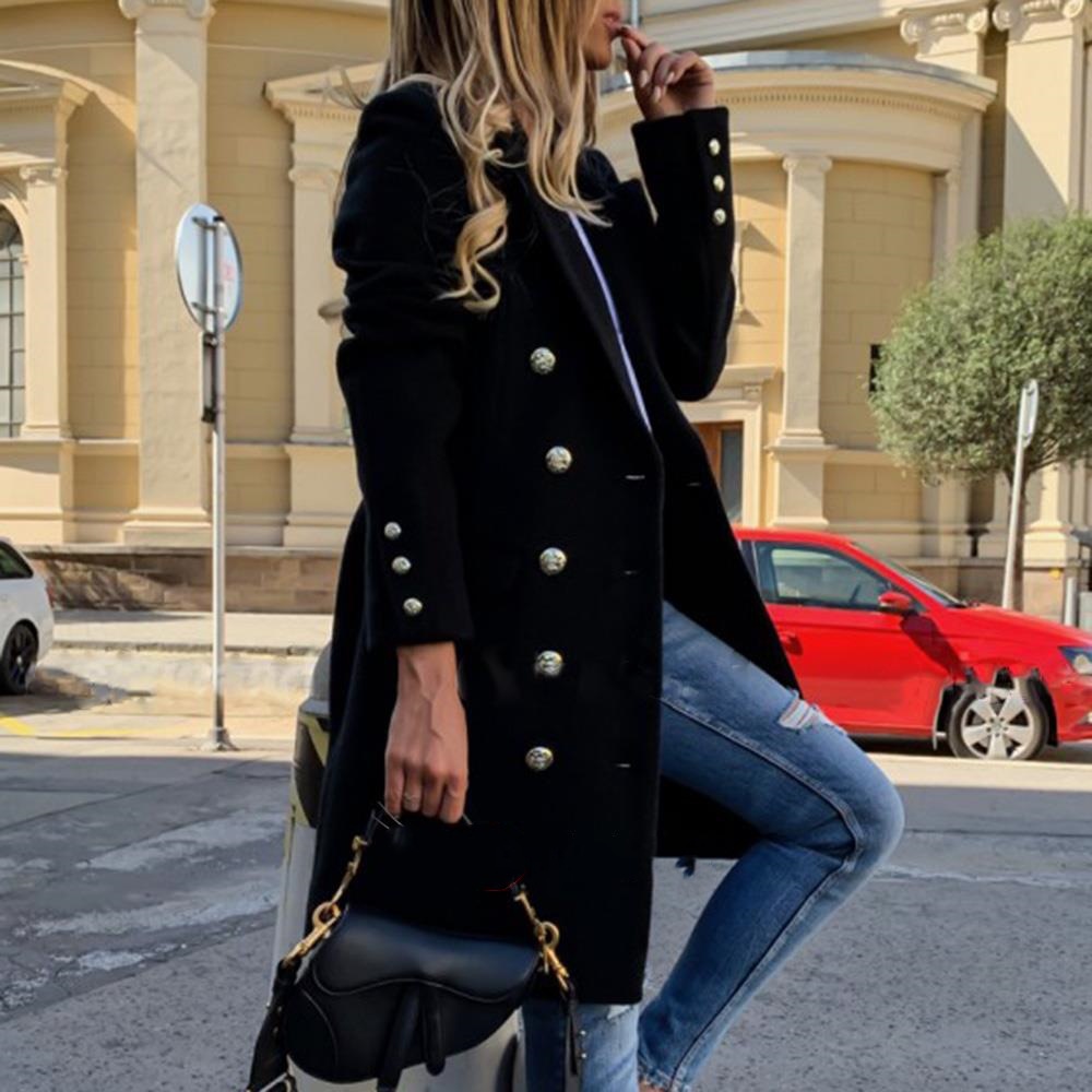 Fashion new women's autumn and - огляд і ціна Wool Coat Peacoat