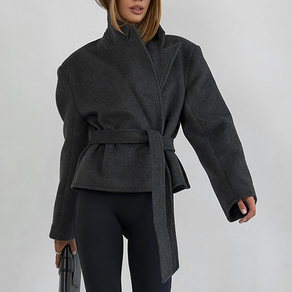 Women Elegant Temperament Shor - огляд і ціна Wool Coat Peacoat
