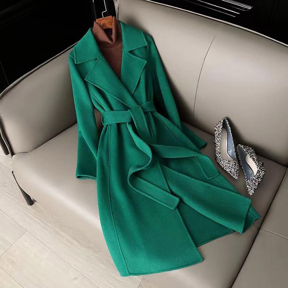 Warm Winter Jacket Long Wool P - огляд і ціна Wool Coat Peacoat