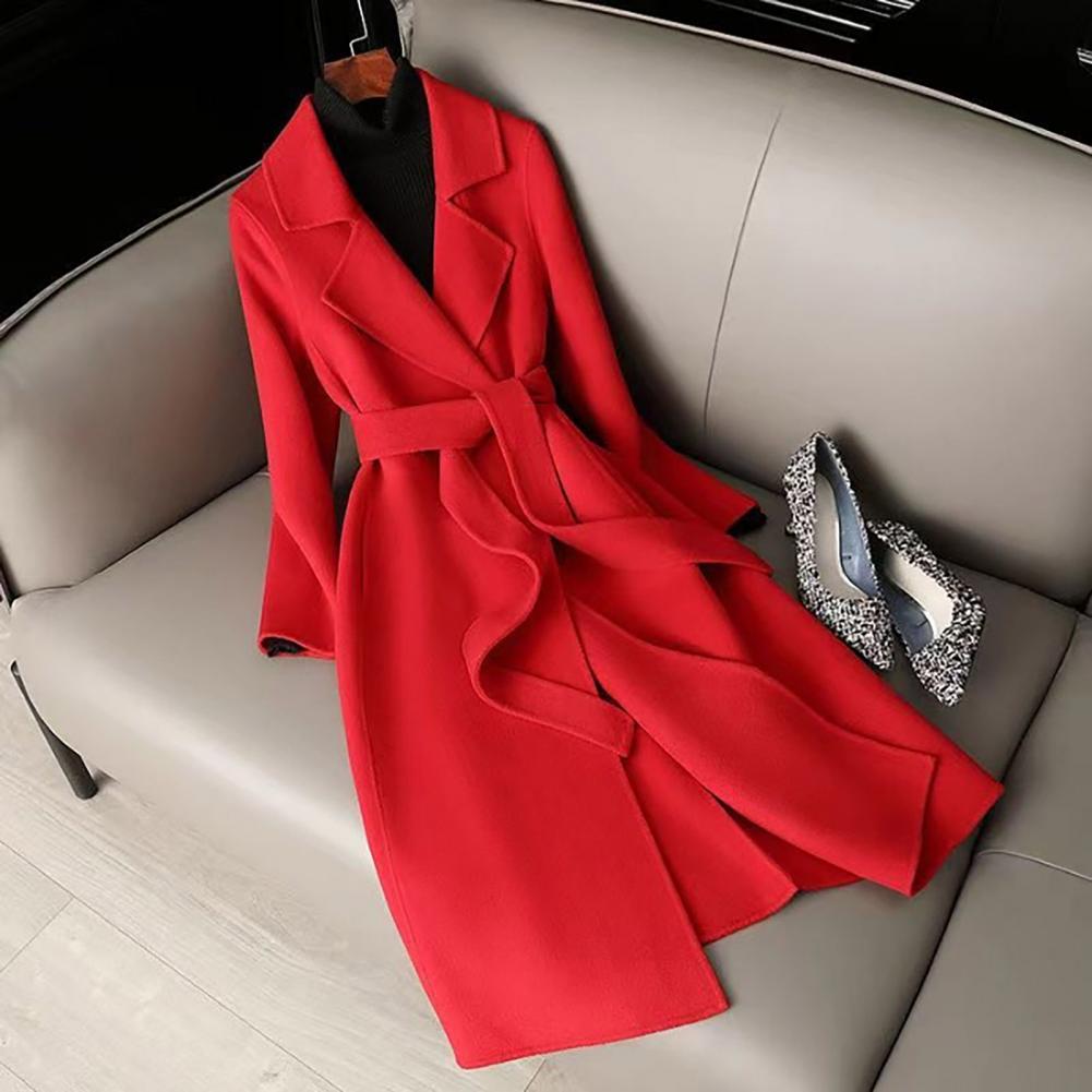 Warm Winter Jacket Long Wool P - огляд і ціна Wool Coat Peacoat