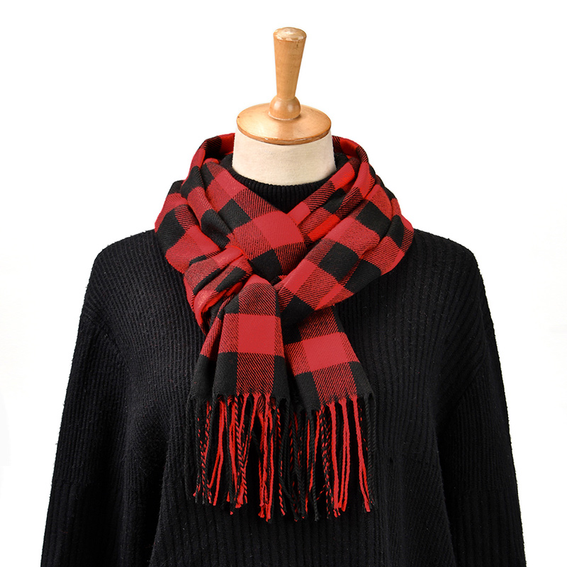 New Design Plaid Cashmere Scar - огляд і ціна Wool Scarf Men
