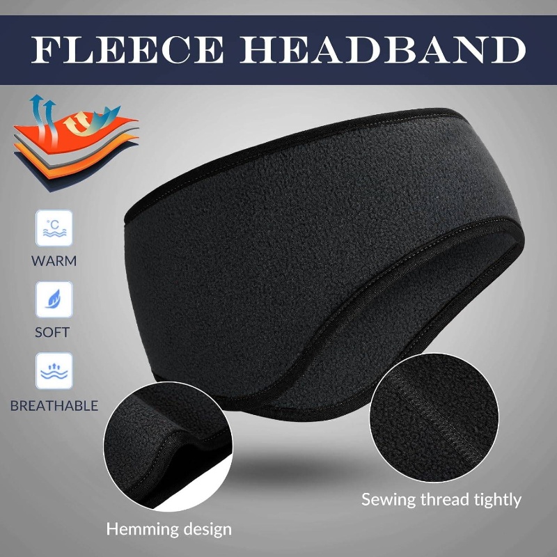 Unisex Winter Thermal Anti-col - огляд і ціна Winter Headband Fleece