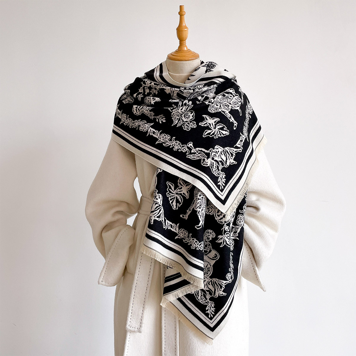 Scarf Female Hijab Pashmina Ba - огляд і ціна Cashmere Pashmina Wrap