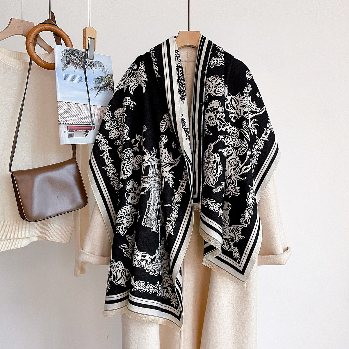 Scarf Female Hijab Pashmina Ba - огляд і ціна Cashmere Pashmina Wrap