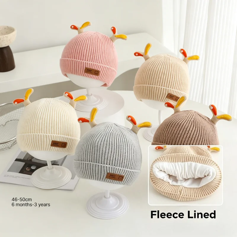 Kids Hat 46-50cm 6M-3Y Girls C - огляд і ціна Knit Beanie Hat Warm