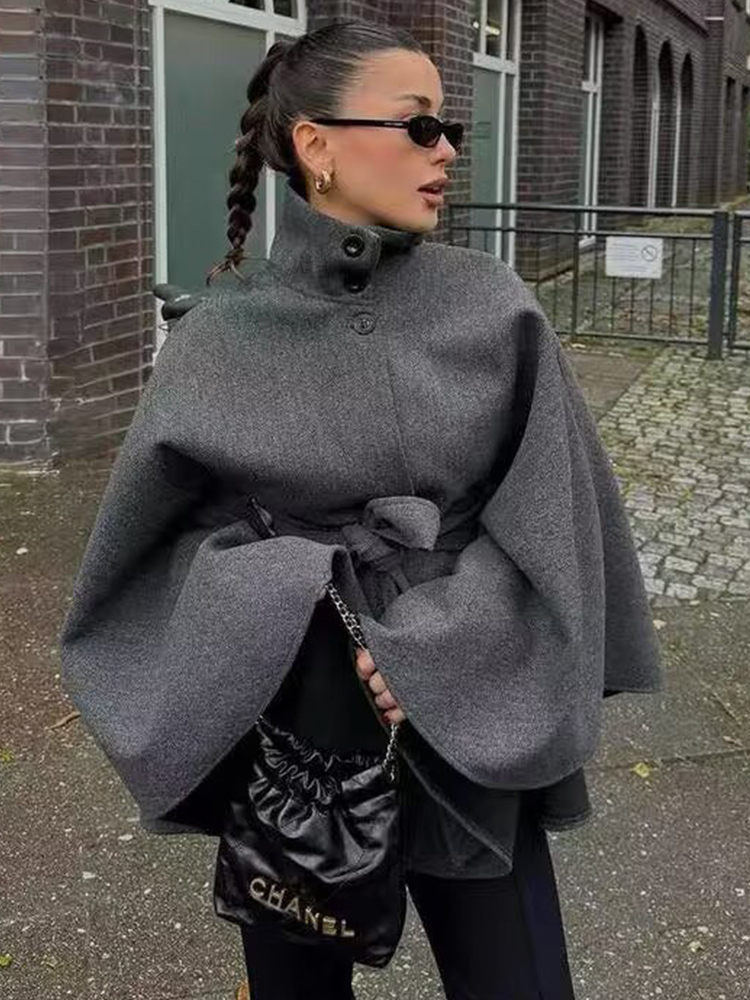 TFMLN Women Woolen Cloak Coats - огляд і ціна Wool Coat Peacoat
