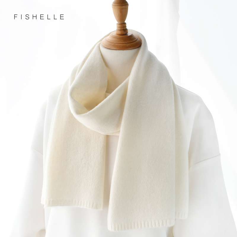 White Wool Scarves Women Winte - огляд і ціна Wool Scarf Men