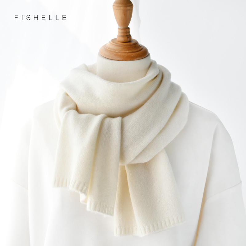 White Wool Scarves Women Winte - огляд і ціна Wool Scarf Men