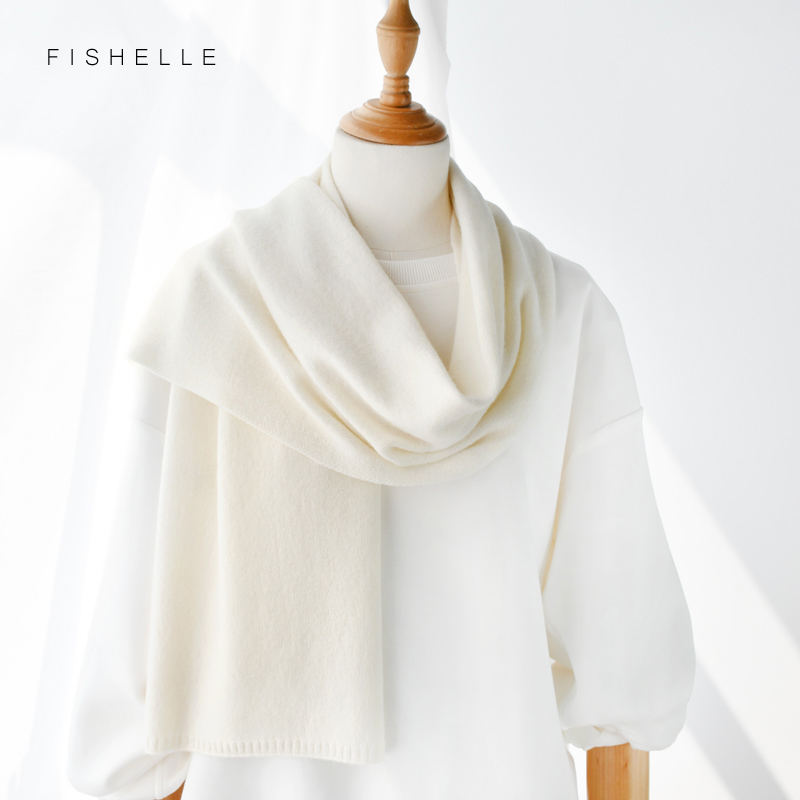 White Wool Scarves Women Winte - огляд і ціна Wool Scarf Men