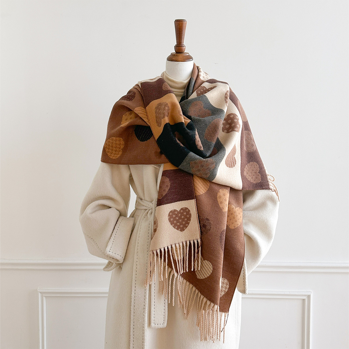 Women Imitation Cashmere Scarf - огляд і ціна Cashmere Pashmina Wrap