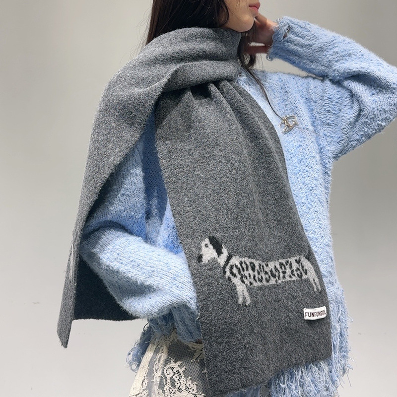 Korean Version Wool Blend Pupp - огляд і ціна Wool Scarf Men
