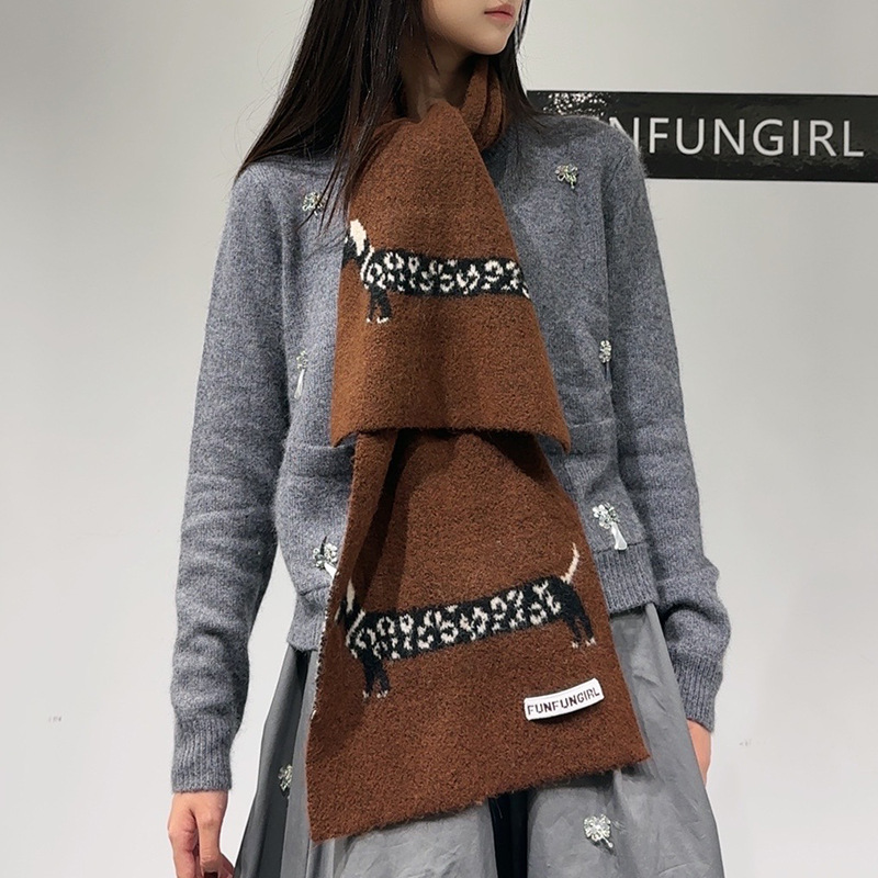 Korean Version Wool Blend Pupp - огляд і ціна Wool Scarf Men