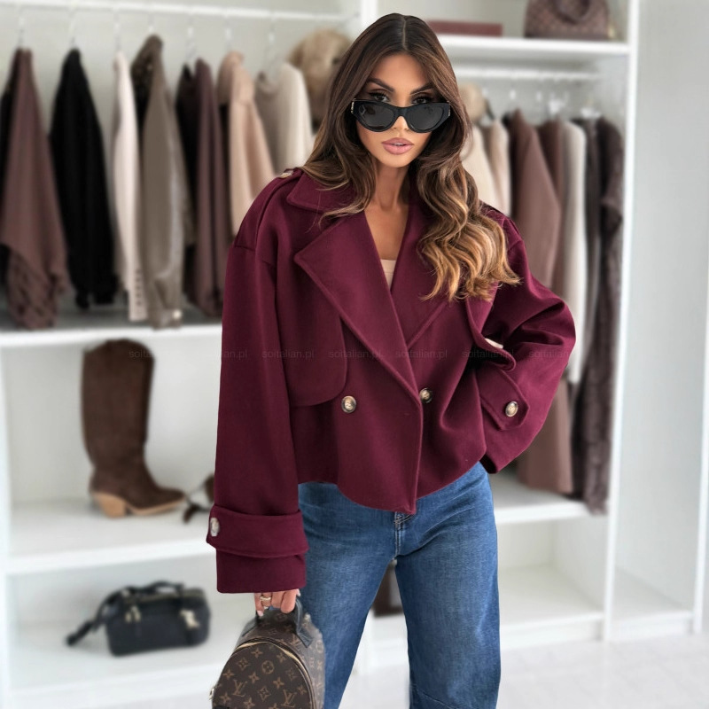 Work Coat Women Autumn Winter  - огляд і ціна Wool Coat Peacoat