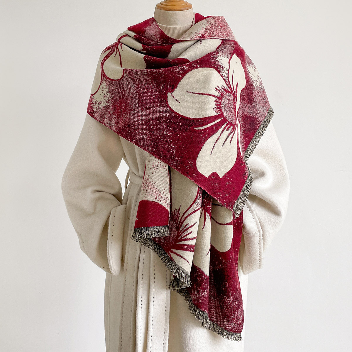 Women Imitation Cashmere Scarf - огляд і ціна Cashmere Pashmina Wrap
