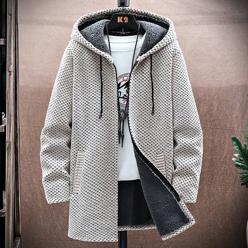 Men's Cardigan Cashmere Long C - огляд і ціна Wool Coat Peacoat