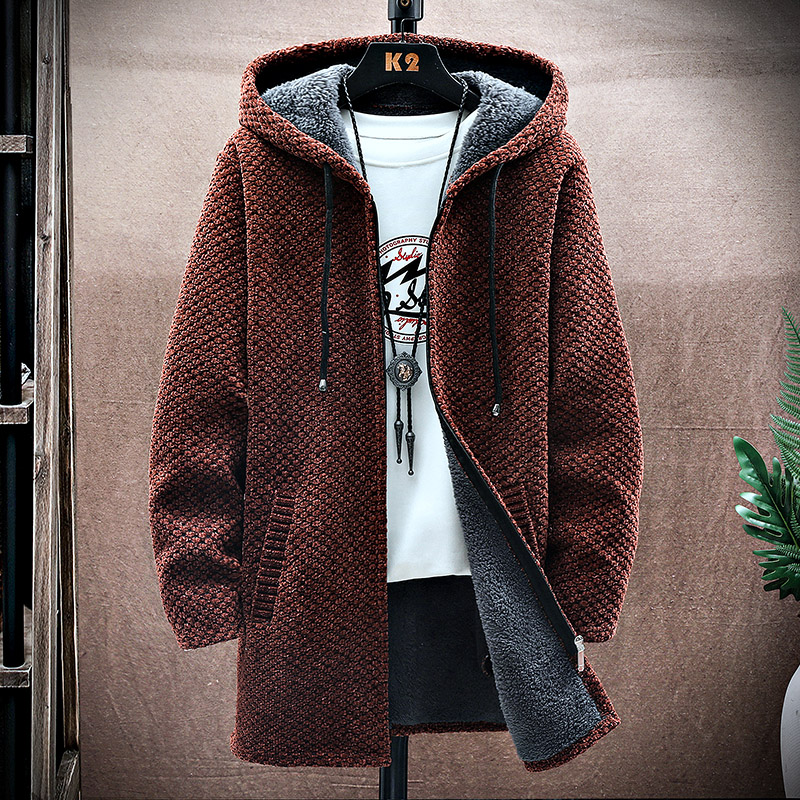 Men's Cardigan Cashmere Long C - огляд і ціна Wool Coat Peacoat