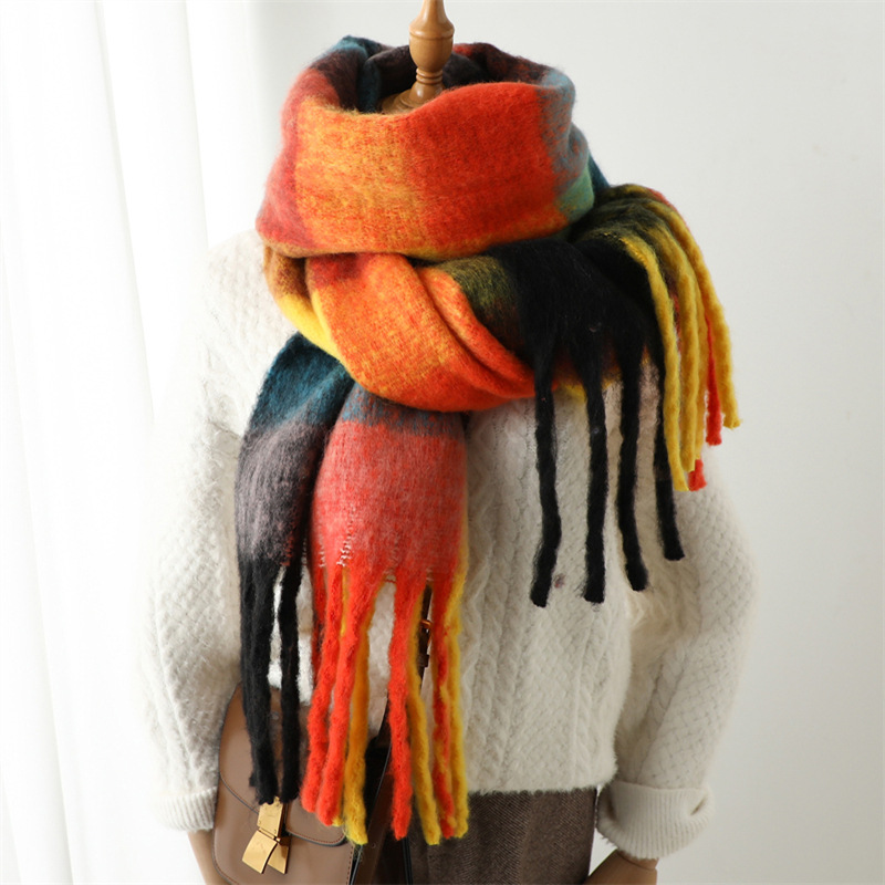 New Autumn Winter Grid Scarf W - огляд і ціна Cashmere Pashmina Wrap