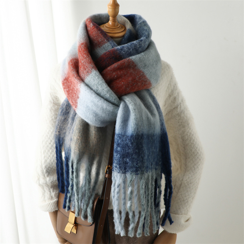 New Autumn Winter Grid Scarf W - огляд і ціна Cashmere Pashmina Wrap