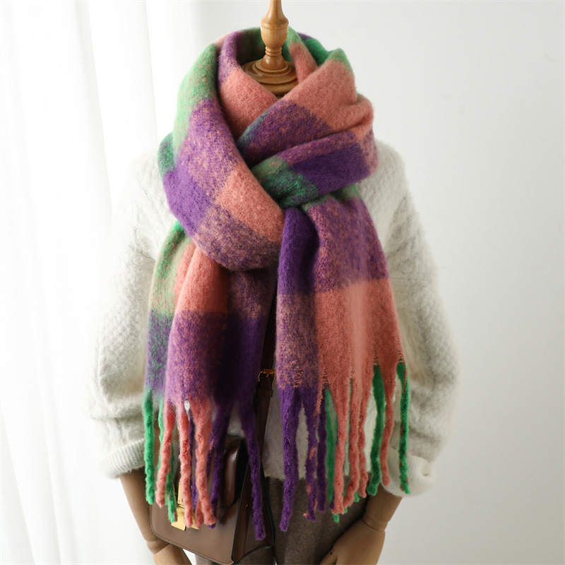 New Autumn Winter Grid Scarf W - огляд і ціна Cashmere Pashmina Wrap