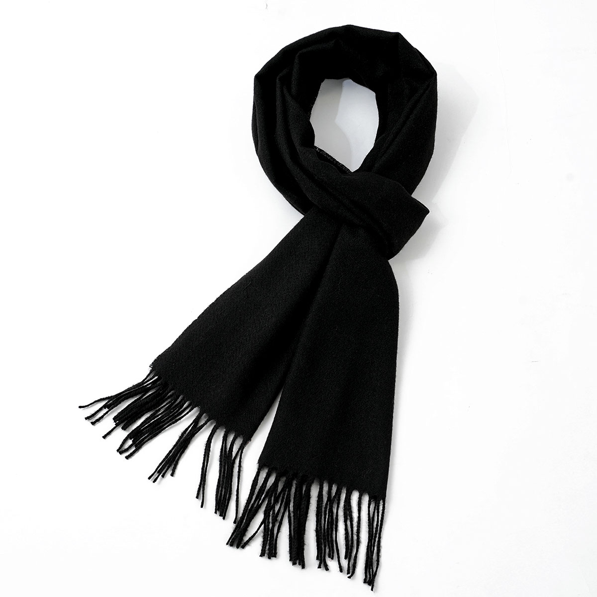 Men's Solid Color Imitation Ca - огляд і ціна Wool Scarf Men