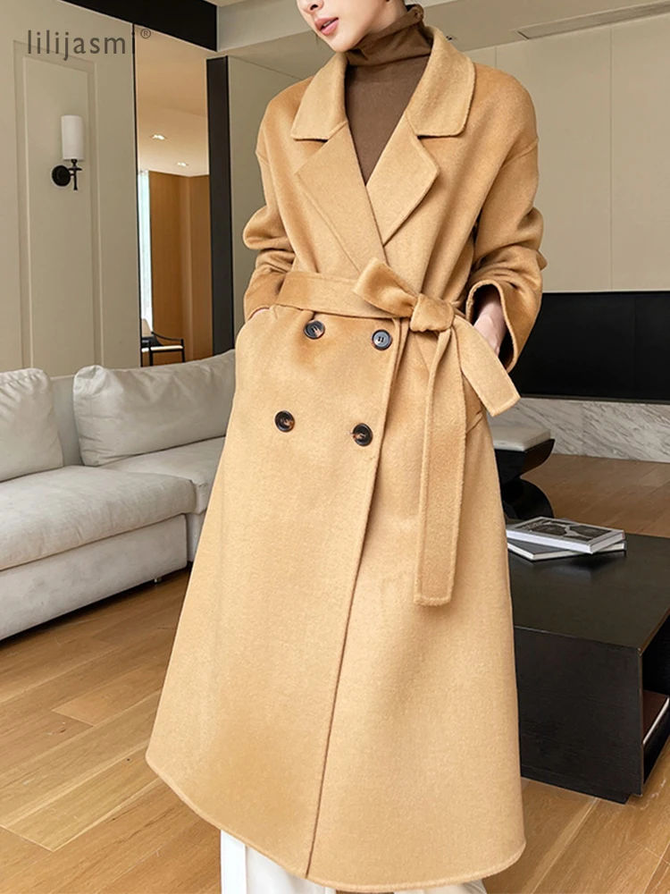 Notch Lapel Wool Coat Drop-Sho - огляд і ціна Wool Coat Peacoat
