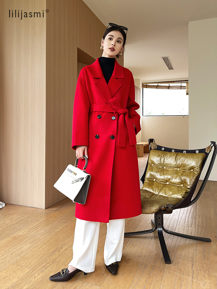 Notch Lapel Wool Coat Drop-Sho - огляд і ціна Wool Coat Peacoat
