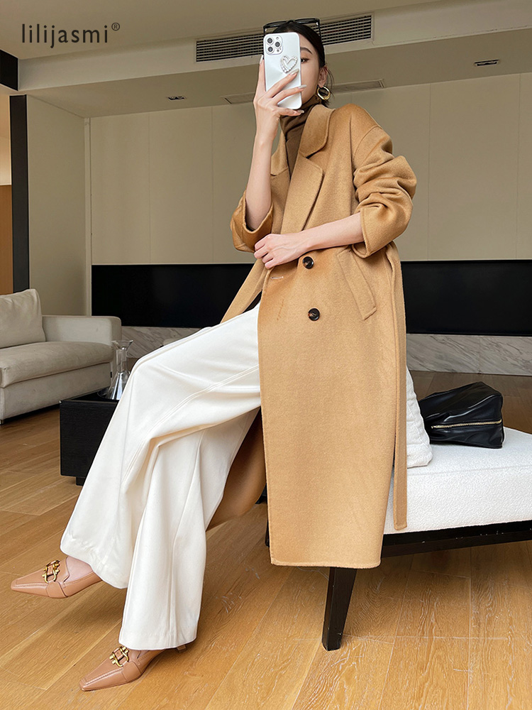 Notch Lapel Wool Coat Drop-Sho - огляд і ціна Wool Coat Peacoat